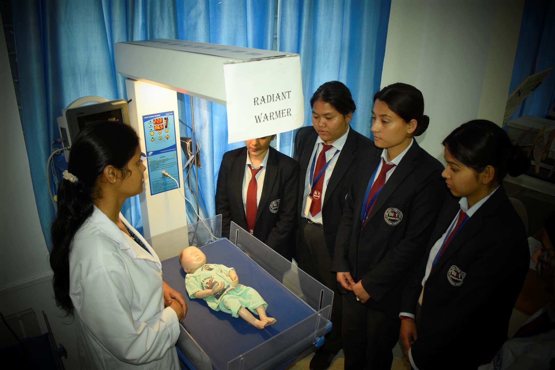 Nursing Student caring for patient