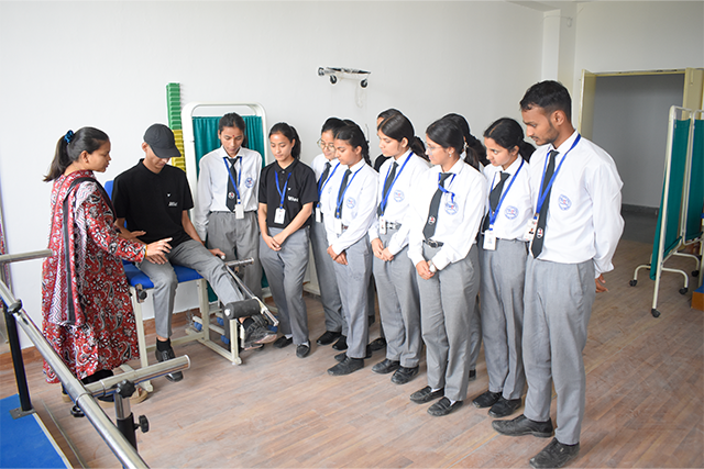 Nursing Student caring for patient