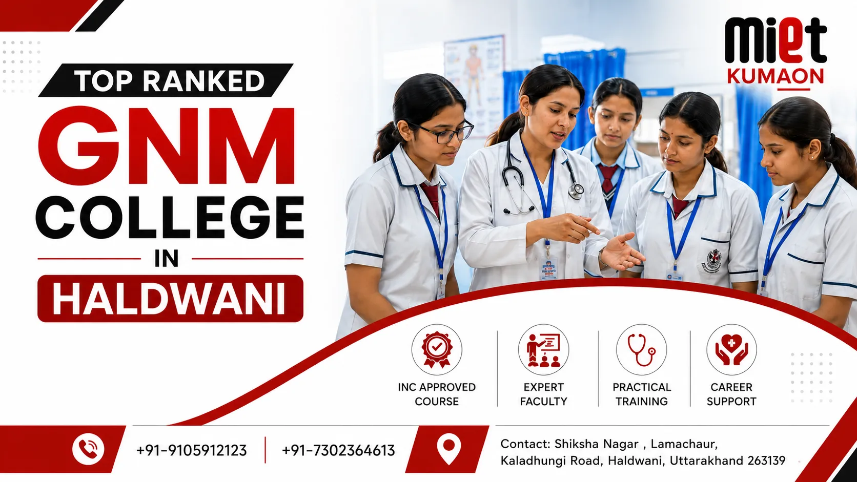 Top Ranked GNM College in Haldwani